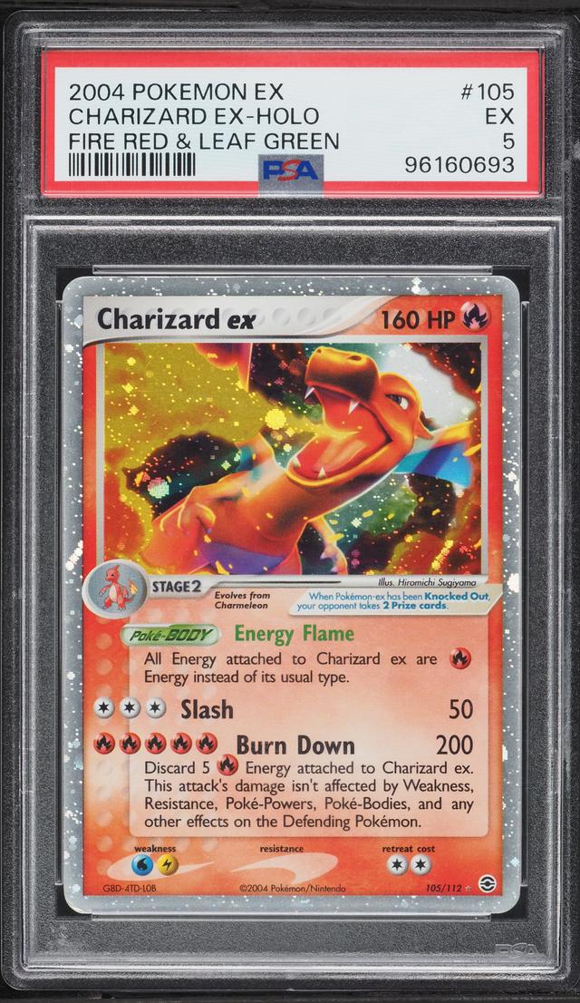 2004 pokemon cards PSA 9 - CHARMANDER #113 HOLO Mint / near mint condition trading card 2004 Pokémon EX Hidden Legends